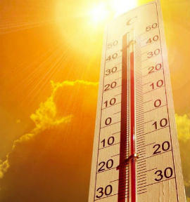 Temperatures are rising in the region