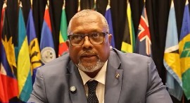 Chairman of the 121st Special Meeting of COTED – Agriculture, Barbados’ Minister of Agriculture and Food Security Indar Weir.