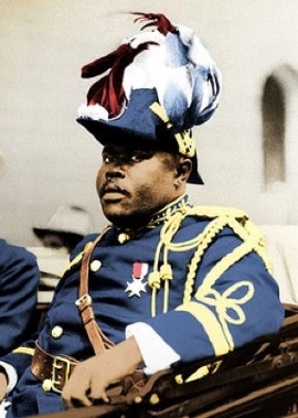 Jamaica’s first national hero Marcus Garvey.