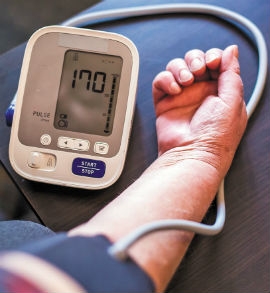 Regular blood pressure testing can help control hypertension.