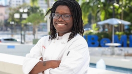 Student Precious Oden at MDC Wolfson Campus