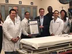 Commissioner Martinez recognizes Kendall Regional Hospital’s Trauma Center following their designation as a Level 1 Trauma Center.
