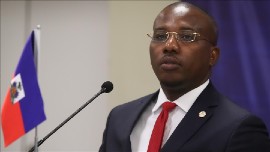 Former Haitian prime minister, Claude Joseph