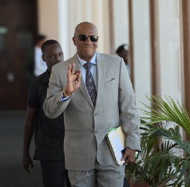 Former opposition leader, Joseph Harmon (photo courtesy of Guyana DPI)