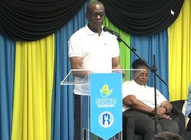 Prime Minister Phillip J Pierre (CMC Photo)