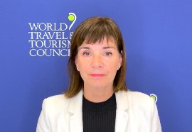 Julia Simpson, President, World Travel & Tourism Council, addressing CHTA’s Caribbean Travel Forum