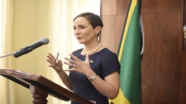 Jamaica’s Foreign Affairs and Foreign Trade Minister, Kamina Johnson Smith (File Photo)