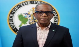 St. Lucia’s Prime Minister and CARICOM Chairman, Phillip J Pierre, addressing the opening of the Third Regional Conference on Reparations (CMC Photo)