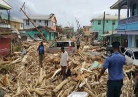 Hurricane Maria damage in Dominica in 2017 (CMC File Photo)
