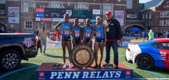 Hydel High School - Winner of the Girls 4x400 Championship of America race at the 2022 Penn Relays