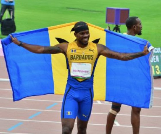 Sprint hurdler Shane Brathwaite. (Photo courtesy of the Barbados Olympic Association)