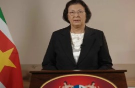 President Jennifer Greelings-Simons addressing the nation