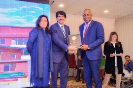Prime Minister of Dominica Dr. Roosevelt Skerrit during a visit to Islamabad, Pakistan signed an agreement with Rawal Institute of Health Sciences (RIHS) to open Rawal International University Dominica.