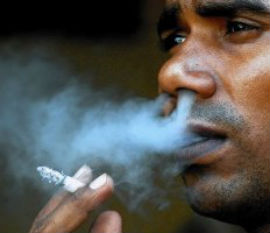 Smoking is on the wane.