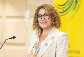 CARICOM Assistant Secretary-General (ASG) for Foreign and Community Relations, Ms. Elizabeth Solomon.