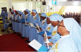The Little Sisters of Saint Thérèse of the Child Jesus in Haiti.