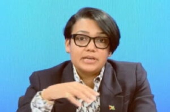 Tourism, Industry and Commerce, Minister Susan Rodrigues, speaking during the broadcast.