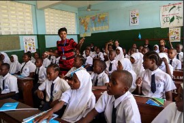 A teacher in a classroom in Barbados (Photo: CARICOM)