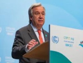 UN Secretary General, Antonio Guterres