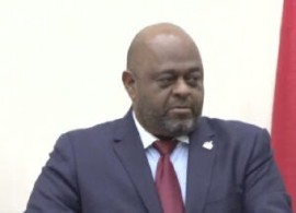 Defence Minister Wayne Sturge