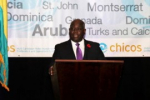 Prime Minister Phillip Davis addressing Caribbean Hotel Investment Conference and Operations Summit (CHICOS)
